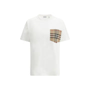Burberry White Cotton T-Shirt