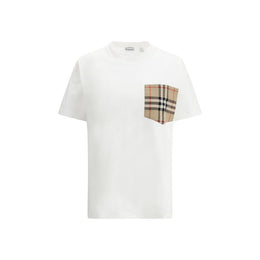 Burberry White Cotton T-Shirt