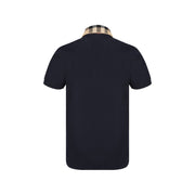 Burberry Blue Cotton Polo Shirt