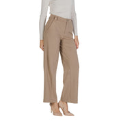 Street One Beige Viscose Casual Pants
