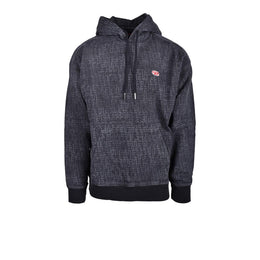 Diesel Gray Cotton Hoodie