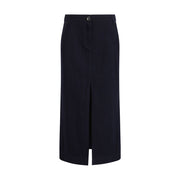 Giorgio Armani Blue Cotton Skirt