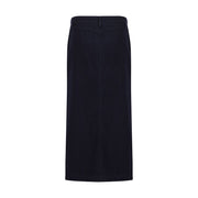 Giorgio Armani Blue Cotton Skirt