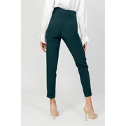 Sandro Ferrone Green Polyester Pants