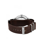 Cluse Brown Leather Dress Watch