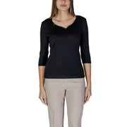 Street One Black Cotton T-Shirt