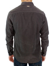 GF Ferre Green Button Front Cotton Casual Shirt