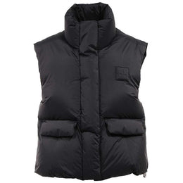 Moose Knuckles Black Nylon Sleveless Jacket