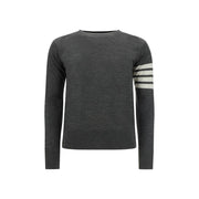 Thom Browne Gray Fleece Wool Sweatshirt