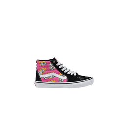 Vans Pink Suede Leather High Top Sneakers