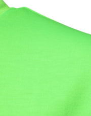 Dolce & Gabbana Green Logo Polyester Crew Neck T-shirt