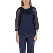 Street One Blue Polyester Blouse