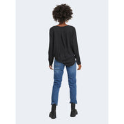 Vila Clothes Black Polyester Blouse