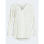 Vila Clothes Cream Polyester Blouse