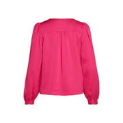 Vila Clothes Pink Polyester Blouse