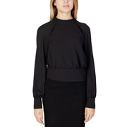 Sandro Ferrone Black Polyester Blouse