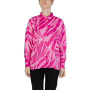 Only Pink Polyester Blouse