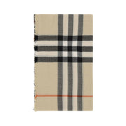 Burberry Beige Wool Scarf