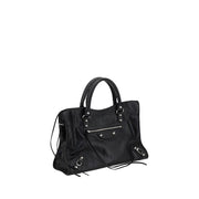 Balenciaga Black Lamb Ovis Aries Aries Shoulder Bag