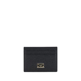 Dolce & Gabbana Black Calf Leather Bos Taurus Wallet