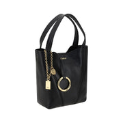Chloé Black Calf Leather Bos Taurus Shoulder Bag