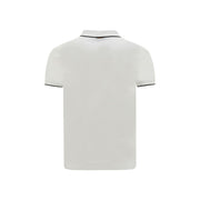 ZEGNA White Elastane Polo Shirt
