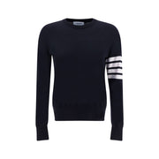 Thom Browne Blue Fleece Wool Sweatshirt