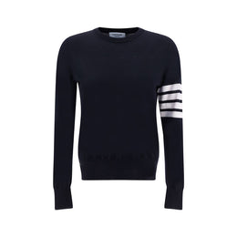 Thom Browne Blue Fleece Wool Sweatshirt