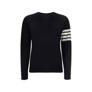 Thom Browne Blue Fleece Wool Sweatshirt