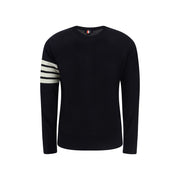 Thom Browne Blue Fleece Wool Sweatshirt