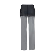 Exilia Black Polyester Casual Pants