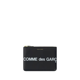 Comme Des Garçons Black Calf Leather Bos Taurus Wallet