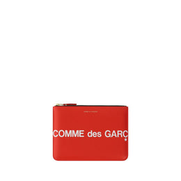 Comme Des Garçons Red Calf Leather Bos Taurus Wallet