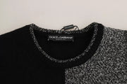 Dolce & Gabbana Multicolor KING Knight Monkey Knitted Cashmere Wool Sweater