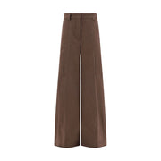 The Latest Brown Cotton Casual Pants