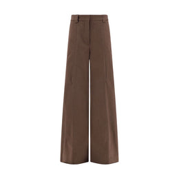 The Latest Brown Cotton Casual Pants