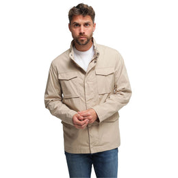 People Of Shibuya Beige Cotton Men's Jacket