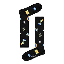 Happy Socks Black Cotton Socks