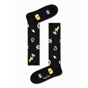 Happy Socks Black Cotton Socks