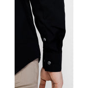 Calvin Klein Black Cotton Dress Shirt