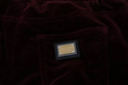 Dolce & Gabbana Bordeaux Velvet Stretch Slim Fit Pants