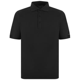 People Of Shibuya Black Cotton Men Polo Shirt