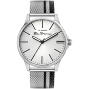 Ben Sherman Gray Stainless Steel Dress Watch