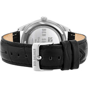 Ben Sherman Black Leather Dress Watch