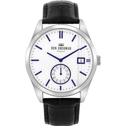 Ben Sherman Black Leather Dress Watch