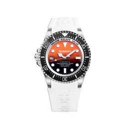Bobroff White Rubber Sport Watch