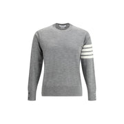 Thom Browne Gray Fleece Wool Sweatshirt