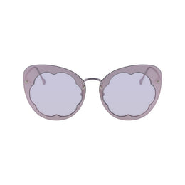 Salvatore Ferragamo Purple Metal Sunglasses