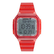 Adidas Red Resin Digital Watch