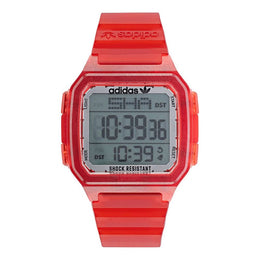 Adidas Red Resin Digital Watch